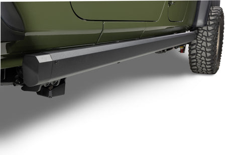2020-2024 Gladiator CC 4-Door Black VoltStep Electric Running Board Kit - View 8 | Dirty Garage