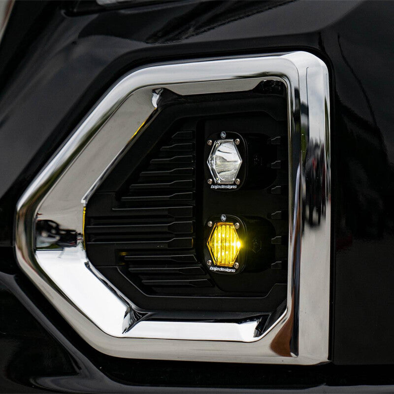 2019-2024 GM 1500 S1 Fog Pocket Mount Kit Clear Spot Amber Wide Cornering - View 4 | Dirty Garage