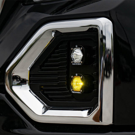 2019-2024 GM 1500 S1 Fog Pocket Mount Kit Clear Spot Amber Wide Cornering - View 4 | Dirty Garage