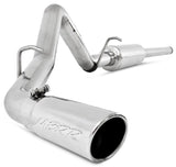 2014-2024 GM 1500 Silverado Sierra Single Side Exit T409 3" Cat Back Exhaust - View 5 | Dirty Garage