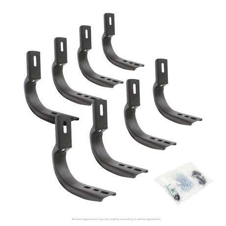 Go Rhino 19-20 Chevrolet Silverado 1500 Brackets for OE Xtreme Cab Length SideSteps - View 2 | Dirty Garage