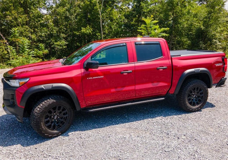 2023 GM Colorado In-Channel Ventvisor Low Profile Deflectors Smoke 4-Piece - View 6 | Dirty Garage