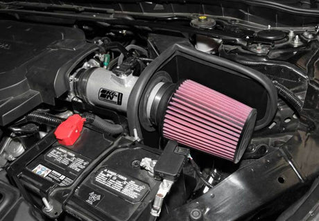 2013-2014 Accord 3.5L V6 69 Series Typhoon Air Intake System - Silver Cold Air Intake Kit - View 8 | Dirty Garage