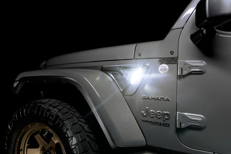 2018-2025 Wrangler JL Gladiator JT Sidetrack LED System - View 4 | Dirty Garage