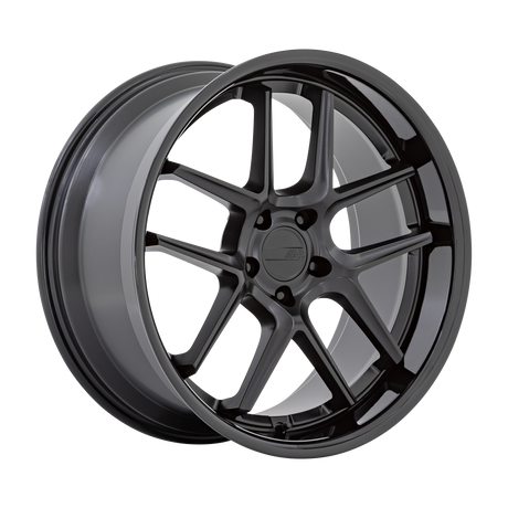 American Racing Bishop Matte Black w/ Gloss Black Lip Wheel (AR942) | Dirty Garage