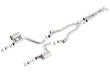Borla 15-16 Dodge Charger Hellcat 6.2L V8 ATAK Catback Exhaust w/ Valves No Tips Factory Valance - View 4 | Dirty Garage