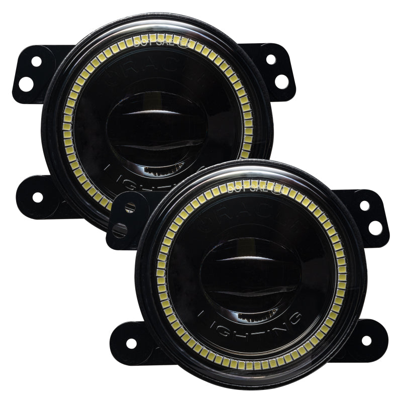 2007-2024 Wrangler High Performance LED Fog Lights White - View 4 | Dirty Garage