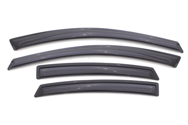 2013-2016 Dart Ventvisor Outside Mount Window Deflectors 4-Piece Smoke - View 4 | Dirty Garage