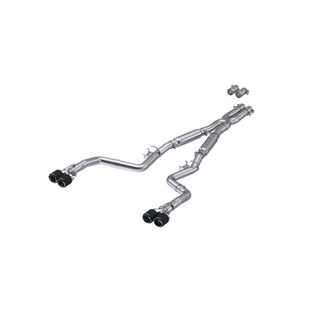 2017-2024 Challenger Carbon Fiber Quad Tip T304 Catback Exhaust | Dirty Garage
