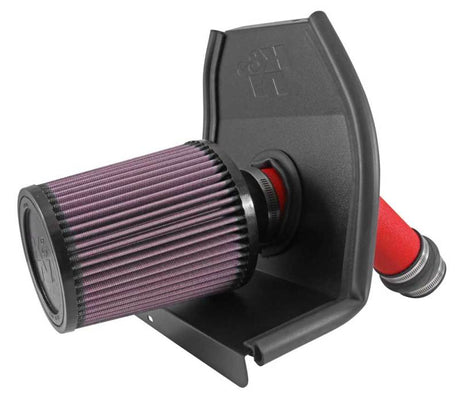 2015 WRX-STI 2.5L H4 Red Typhoon Short Ram Intake - View 2 | Dirty Garage