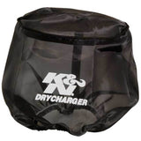 Universal Drycharger Round Tapered Black Filter Wrap - View 3 | Dirty Garage