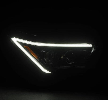 2024-2025 Tacoma Luxx-Series Alpha-Black Projector Headlights - View 4 | Dirty Garage