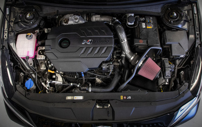 2022 Elantra N 2.0L L4 Silver Typhoon Intake - View 2 | Dirty Garage