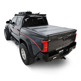 Westin 24-26 Toyota Tacoma 2WD/4WD 5ft. Bed Hard Tri-Fold Tonneau Cover - Black - View 2 | Dirty Garage