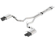 Borla 2018 Ford Mustang GT (A/T / M/T) 3in ATAK Catback Exhaust w/o Valves w/ Black Chrome Tips | Dirty Garage