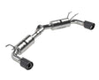 2019-2023 Mazda 3 Hatchback 2.5" Axle Back Dual Rear Exit Carbon Fiber Tips | Dirty Garage
