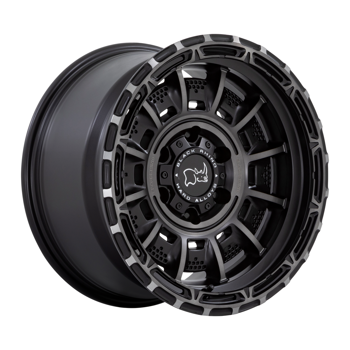 Black Rhino Legion Matte Black Gray Tint Wheel | Dirty Garage