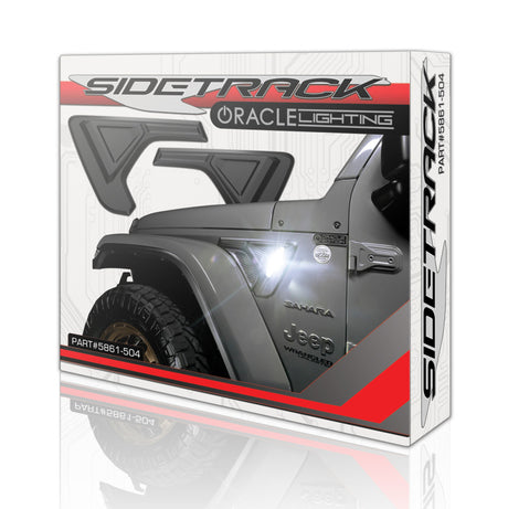2018-2025 Wrangler JL Gladiator JT Sidetrack LED System - View 9 | Dirty Garage