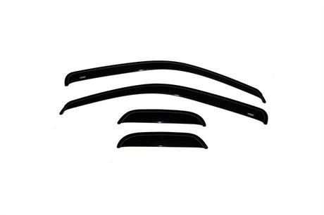 2004-2012 Colorado Extended Cab Ventvisor Outside Mount Window Deflectors 4-Piece Smoke - View 2 | Dirty Garage
