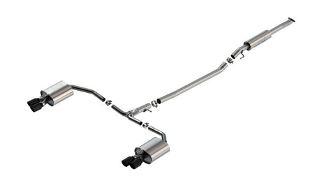 Borla 21-23 Kia K5 GT i4 AT FWD 4DR 2.00in 2.75in S-Type Exhaust - Black Chrome | Dirty Garage
