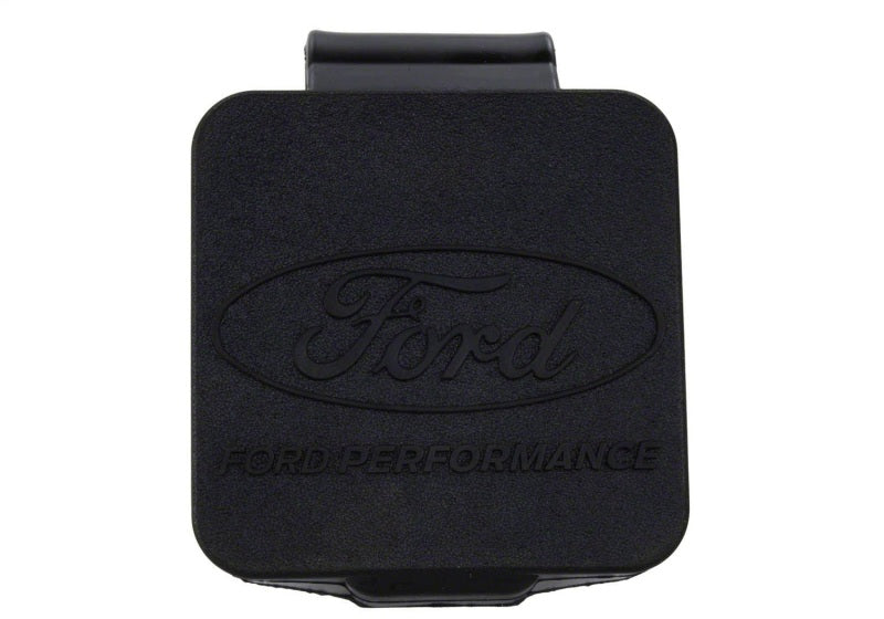 Universal Rubber 2in Hitch Receiver Cover w/Ford Oval/Ford Performance Logo - View 2 | Dirty Garage