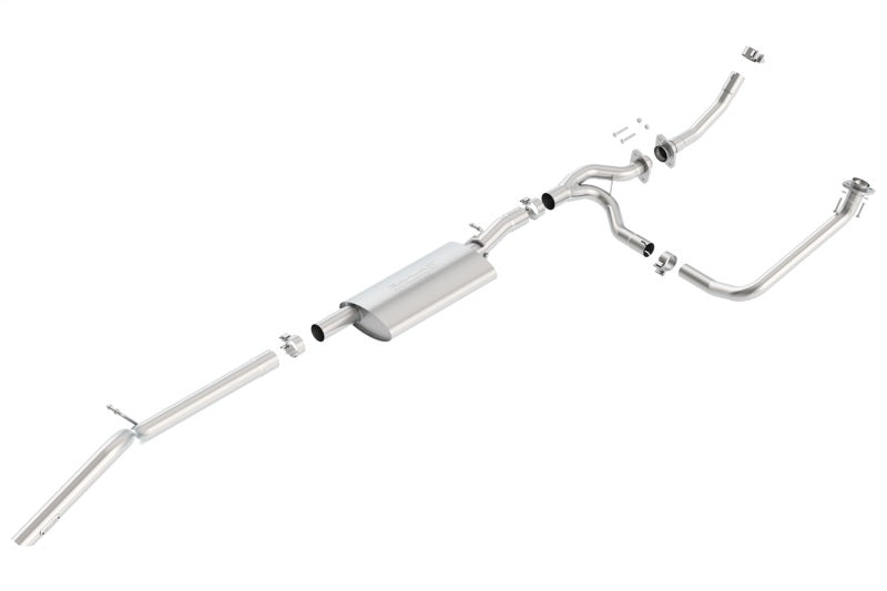 Borla 12-15 Jeep Wrangler 3.6L V6 Auto/Manual Trans Turndown Tip Dual Left Rear Exit Exhaust - View 4 | Dirty Garage