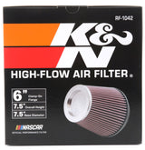 Universal Round Tapered Universal Air Filter 6in Flange ID x 7.5in Base OD x 5in Top OD x 6.5in Height - View 19 | Dirty Garage