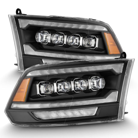 2009-2018 Ram HD Nova-Series LED MK II Projector Black Headlights | Dirty Garage