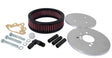 Universal Custom Round Racing Assembly Red 5.875in OD x 2.406in ID x 1.75in Height | Dirty Garage