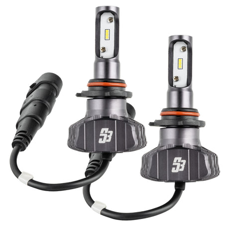 Universal 9006 S3 LED Headlight Bulb Conversion Kit 6000K | Dirty Garage