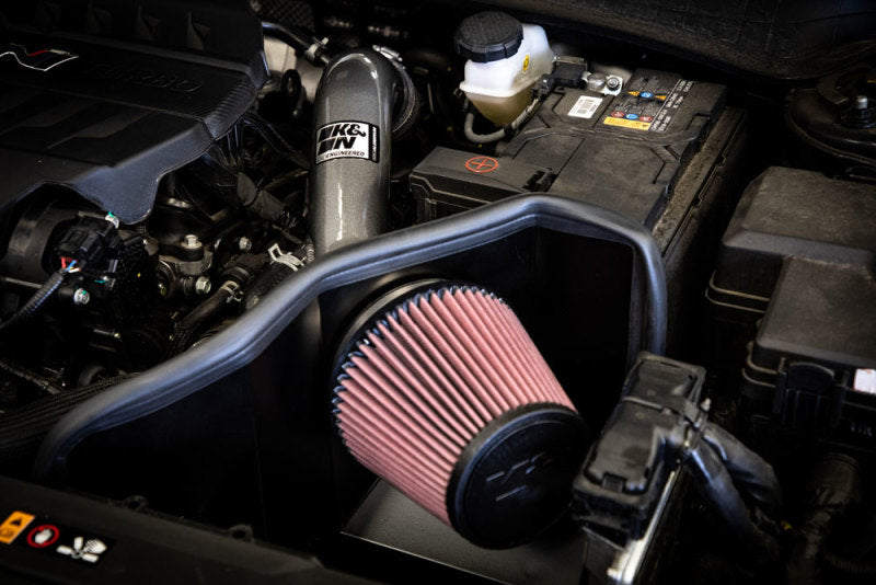 2022 Elantra N 2.0L L4 Silver Typhoon Intake - View 3 | Dirty Garage