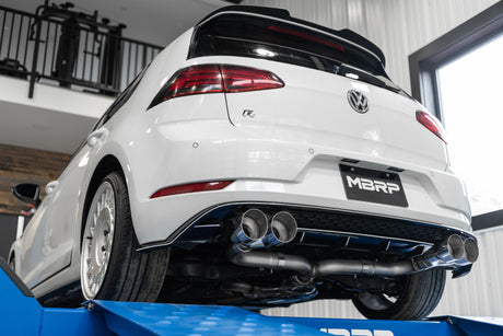 2015-2019 VW Golf R 3" Pro Series Cat Back Single Exit Exhaust Valve Delete T304 - View 4 | Dirty Garage