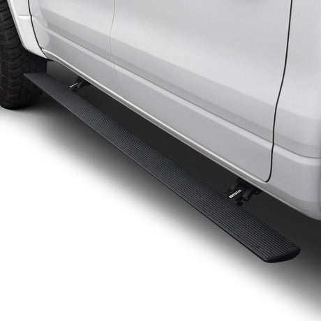 2019-2026 RAM 1500 Crew Cab Pro-E Series Black Powered Running Boards - View 3 | Dirty Garage