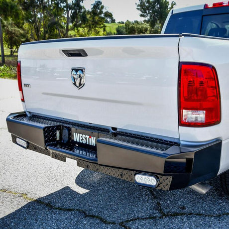 2009-2026 Ram 1500 / HD HDX Bandit Black Rear Bumper - View 2 | Dirty Garage