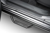 2007-2017 Tundra Double Cab 3" Textured Black Cab Length Nerf Bars - View 3 | Dirty Garage