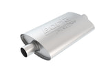 Borla Pro-XS 2inch, 2inch, 14inch x 9-1/2inch x 4inch Oval Cen/Cen w/o Notch Turbo Muffler - View 4 | Dirty Garage