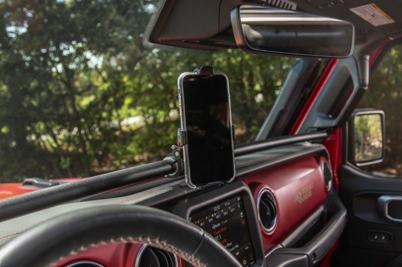Rugged Ridge 18-21 Jeep Wrangler/Gladiator (JL/JT) Dash Bar - Black - View 2 | Dirty Garage