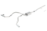 Borla 14 Silv/Sierra C/B Exhaust ATAK 1500 5.3L V8 AT/MT 2&4WD Ext Cab Split Side Exit - View 3 | Dirty Garage
