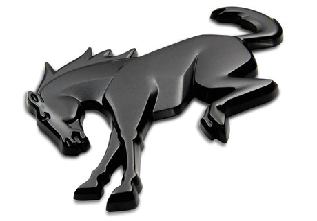 Universal Bronco Rear Emblem - Matte Black - View 2 | Dirty Garage