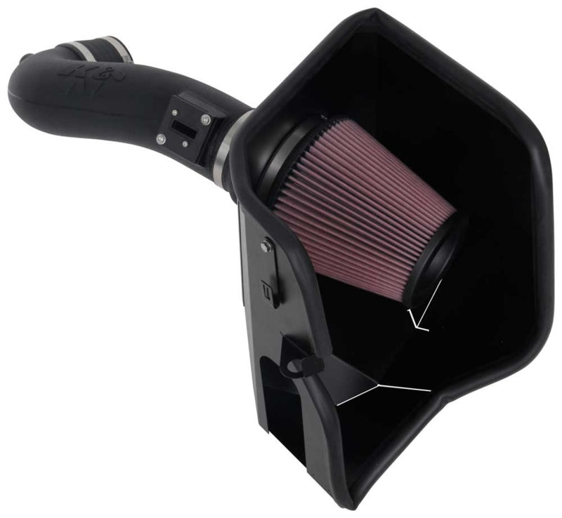 2019+ 1500 5.3L/6.2L V8 F/I AirCharger Performance Intake System - View 2 | Dirty Garage