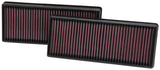 Universal Replacement Air Filter 12.563in O/S Length x 5.25in O/S Width x 1.625in H (Inc 2 Filters) - View 4 | Dirty Garage