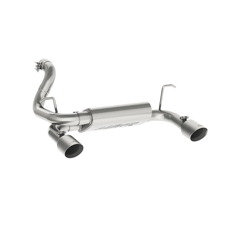 2018-2026 Wrangler 3.6L Dual Rear Exit Axle Back AL Exhaust System - View 4 | Dirty Garage