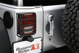 Rugged Ridge 07-18 Jeep Wrangler Black Tail Light Euro Guards - View 3 | Dirty Garage