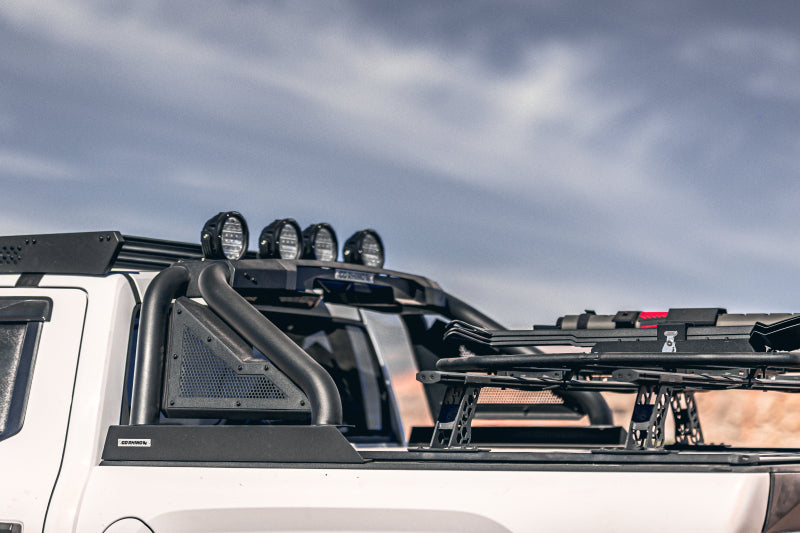 Go Rhino 15-22 Ford F-150 / 07-21 Toy. Tundra XRS Cross Bars Kit - Tex Blk (Attch Tonneau Cvr T-Trk) - View 18 | Dirty Garage