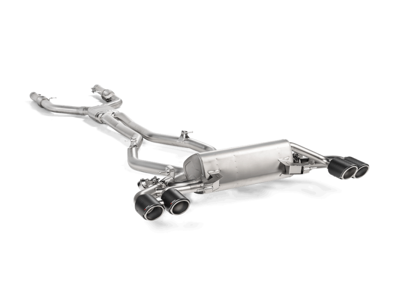 2017-2019 Alfa Romeo Giulia Quadrifoglio Evolution Link Pipe Set Titanium | Dirty Garage