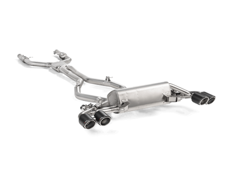 2017-2019 Alfa Romeo Giulia Quadrifoglio Evolution Link Pipe Set Titanium | Dirty Garage