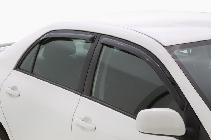 2009-2013 Corolla Front and Rear Window Deflectors Smoke 4-Piece - View 16 | Dirty Garage