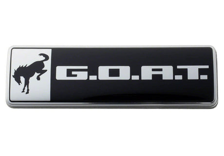 Universal Bronco/Bronco Sport G.O.A.T. Badge - Black/Chrome - View 10 | Dirty Garage