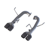 2015-2019 WRX STI 2.5" Dual Split Rear Exit w 3.5" Carbon Fiber Tips | Dirty Garage