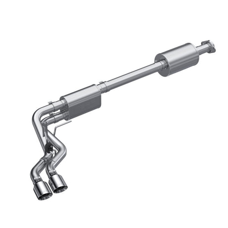 2021-2024 F-150 Aluminized Dual Pre-Axle Street Profile 2.5" OD Tips 3" Cat Back Exhaust - View 2 | Dirty Garage